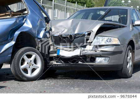 Two cars crashed Two cars crashed 9678844