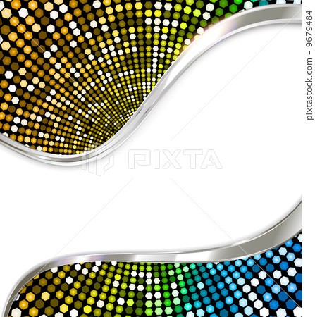 Abstract art frame vector background Abstract art frame vector background 9679484