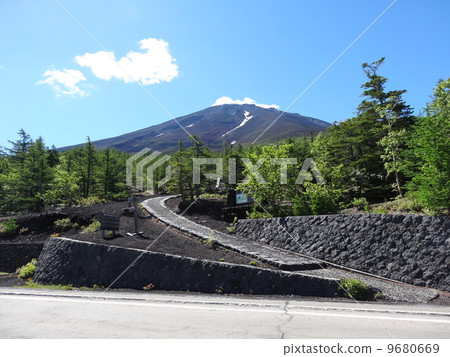 Nakamichi自然搜索路線的富士Subaru線入口 9680669