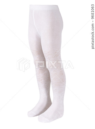Child's tights isolated white on a mannequin Child's tights isolated white on a mannequin 9681063