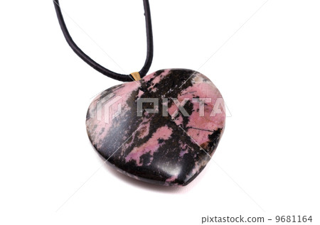 Rhodonite heart with leather string Rhodonite heart with leather string 9681164