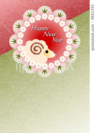 New Year's card New Year's card 9681391