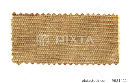 brown fabric swatch samples isolated on white background brown fabric swatch samples isolated on white background 9681411