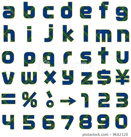 Tartan check alphabet lower case Tartan check alphabet lower case 9682120