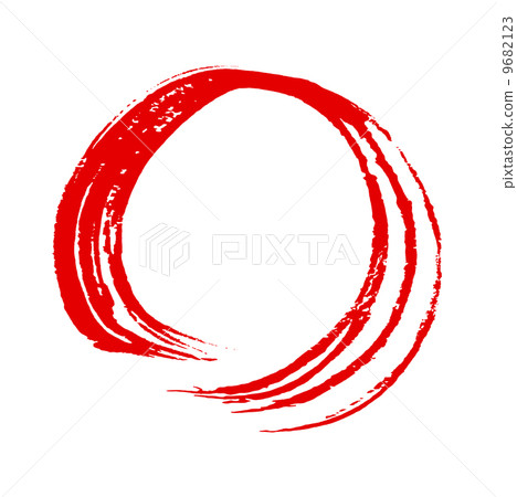 Brush character / calligraphy (whole red) .n - Stock Illustration ...