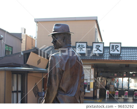 在Shibamata車站前的Tora san 9683292