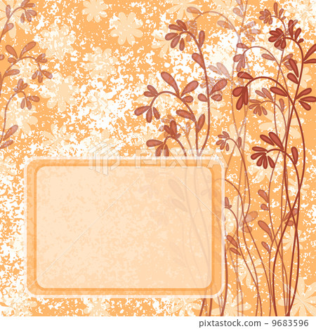 Background, flowers and frame Background, flowers and frame 9683596