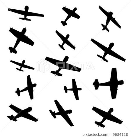 Airplane silhouettes Airplane silhouettes 9684118