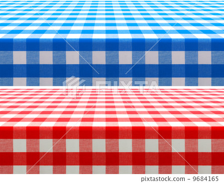 table surface perspective view covered by red and blue checkered table surface perspective view covered by red and blue checkered 9684165