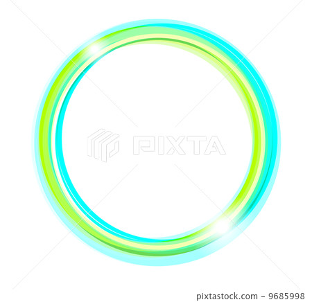 Abstract colorful frame in green and blue color Abstract colorful frame in green and blue color 9685998