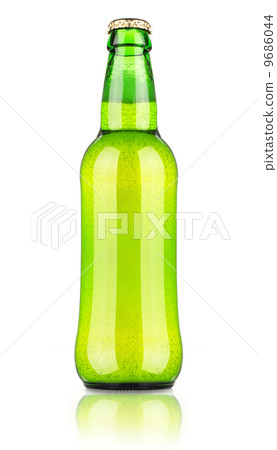 Frosty bottle of light beer  9686044