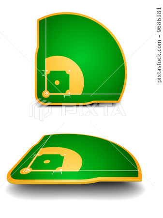 baseball fields with perspective baseball fields with perspective 9686181