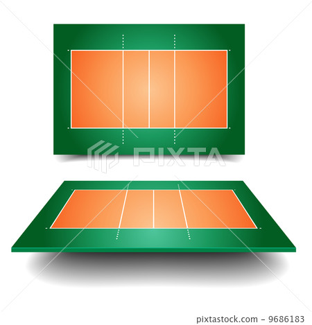 volleyball court volleyball court 9686183