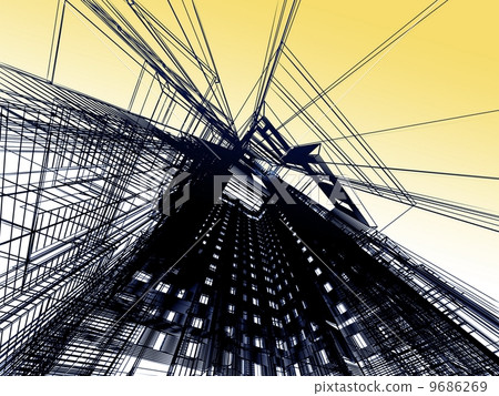 Abstract skyscrapers Abstract skyscrapers 9686269
