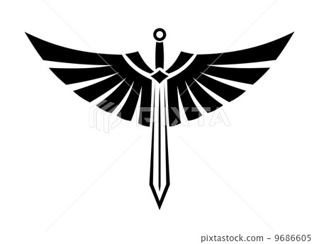Winged sword tattoo Winged sword tattoo 9686605