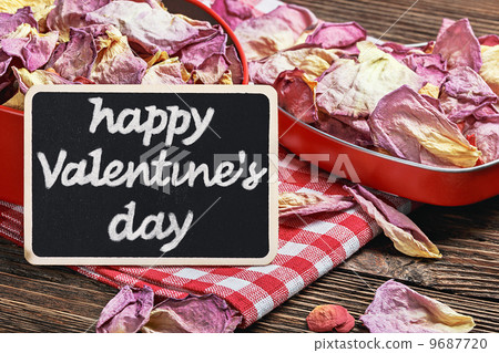 blackboard for the text and dried flowers blackboard for the text and dried flowers 9687720