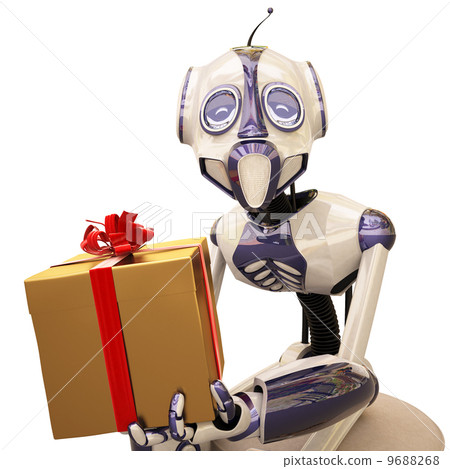 robot and gift robot and gift 9688268