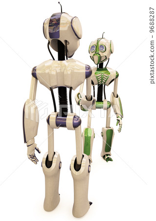 two robots two robots 9688287
