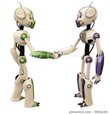 two robots two robots 9688289