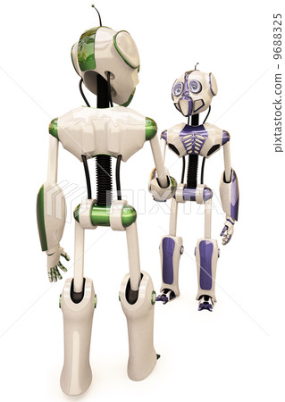two robots two robots 9688325