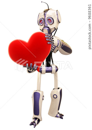 robot and heart 9688361