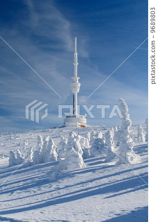 Transmission Tower on Praded Mountain 9689803