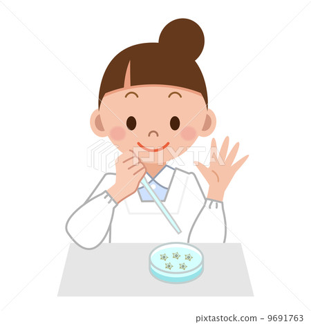 Researcher during the experiment 9691763