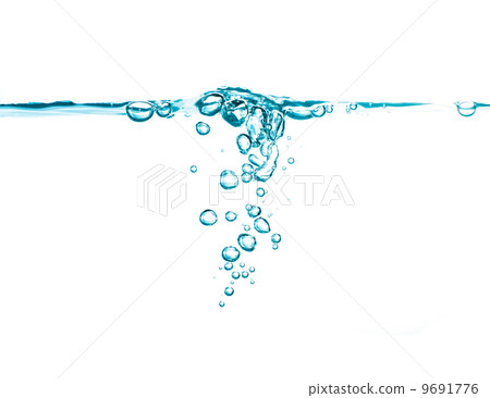 abstract water with bubbles abstract water with bubbles 9691776
