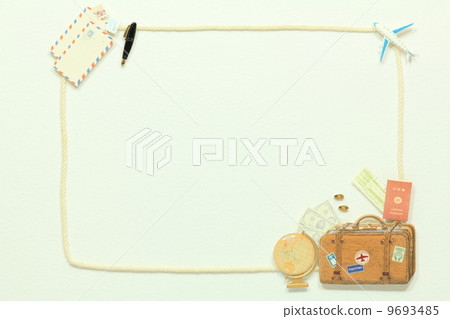 旅行圖像框架 9693485