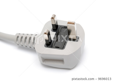 Electrical plug isolated on white Electrical plug isolated on white 9696013