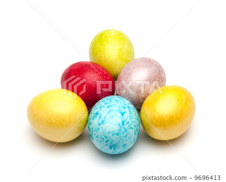 Coloured easter eggs 9696413
