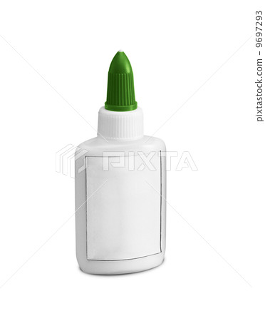 White glue container isolated on a white background 9697293