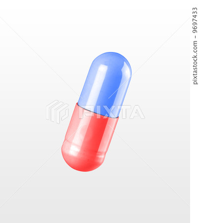 pill isolated on white 9697433
