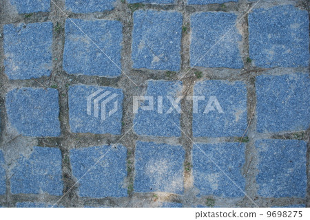 Blue typical calcada pavement 9698275