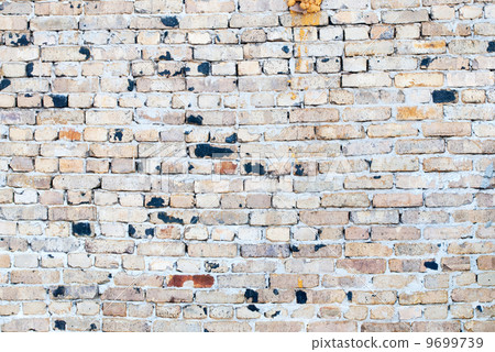 Old Stained Brick Wall, background 9699739