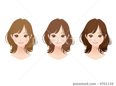 女性/頭髮顏色設置 女性/頭髮顏色設置 9701139