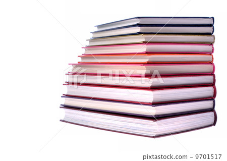 hardcover books stack on white background hardcover books stack on white background 9701517