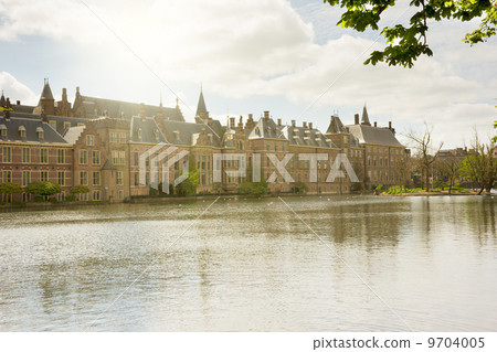 Dutch Parliament at morning, The Hague 9704005