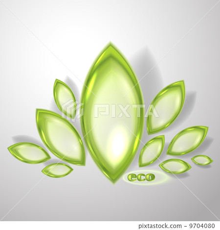 Abstract eco background with transparent leaves Abstract eco background with transparent leaves 9704080