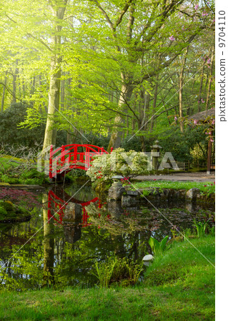 Japanese garden with bridge Japanese garden with bridge 9704110
