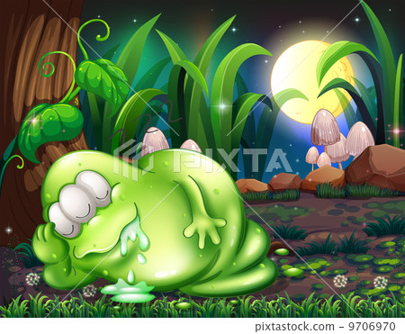 A monster sleeping in the forest A monster sleeping in the forest 9706970