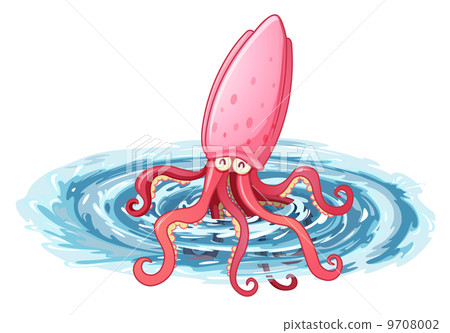 A sea with a giant octopus A sea with a giant octopus 9708002