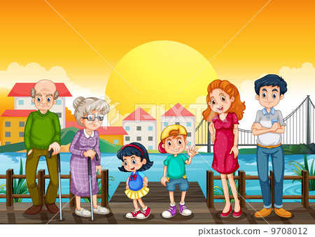 A family at the port 9708012