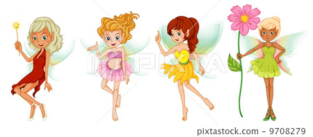 Four cute fairies Four cute fairies 9708279
