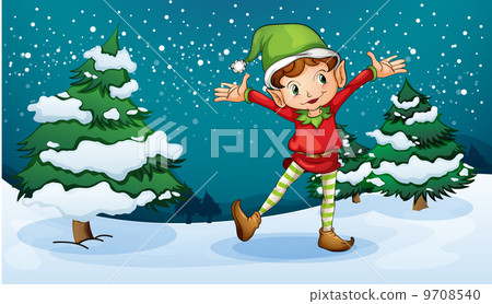 A cute dwarf near the pine trees A cute dwarf near the pine trees 9708540