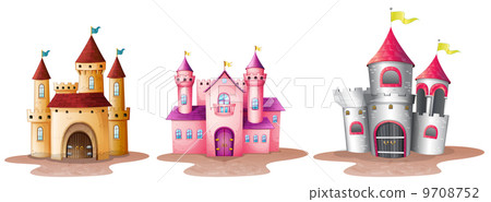 Three different castles Three different castles 9708752