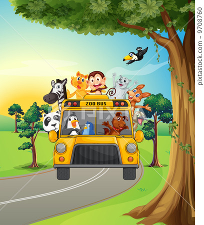 A group of animals travelling A group of animals travelling 9708760