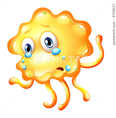 A monster crying because of sadness A monster crying because of sadness 9709037