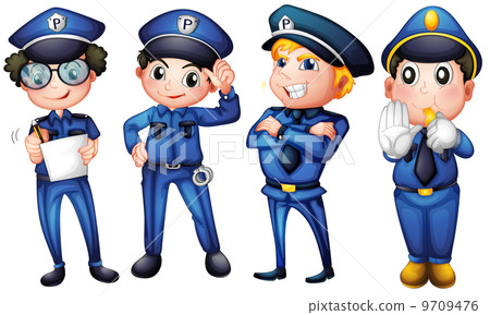 Four policemen Four policemen 9709476