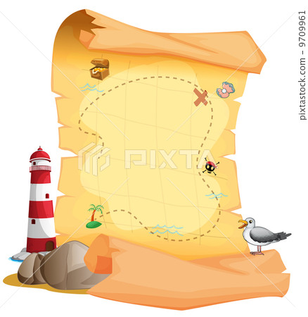 A treasure map near the lighthouse A treasure map near the lighthouse 9709961